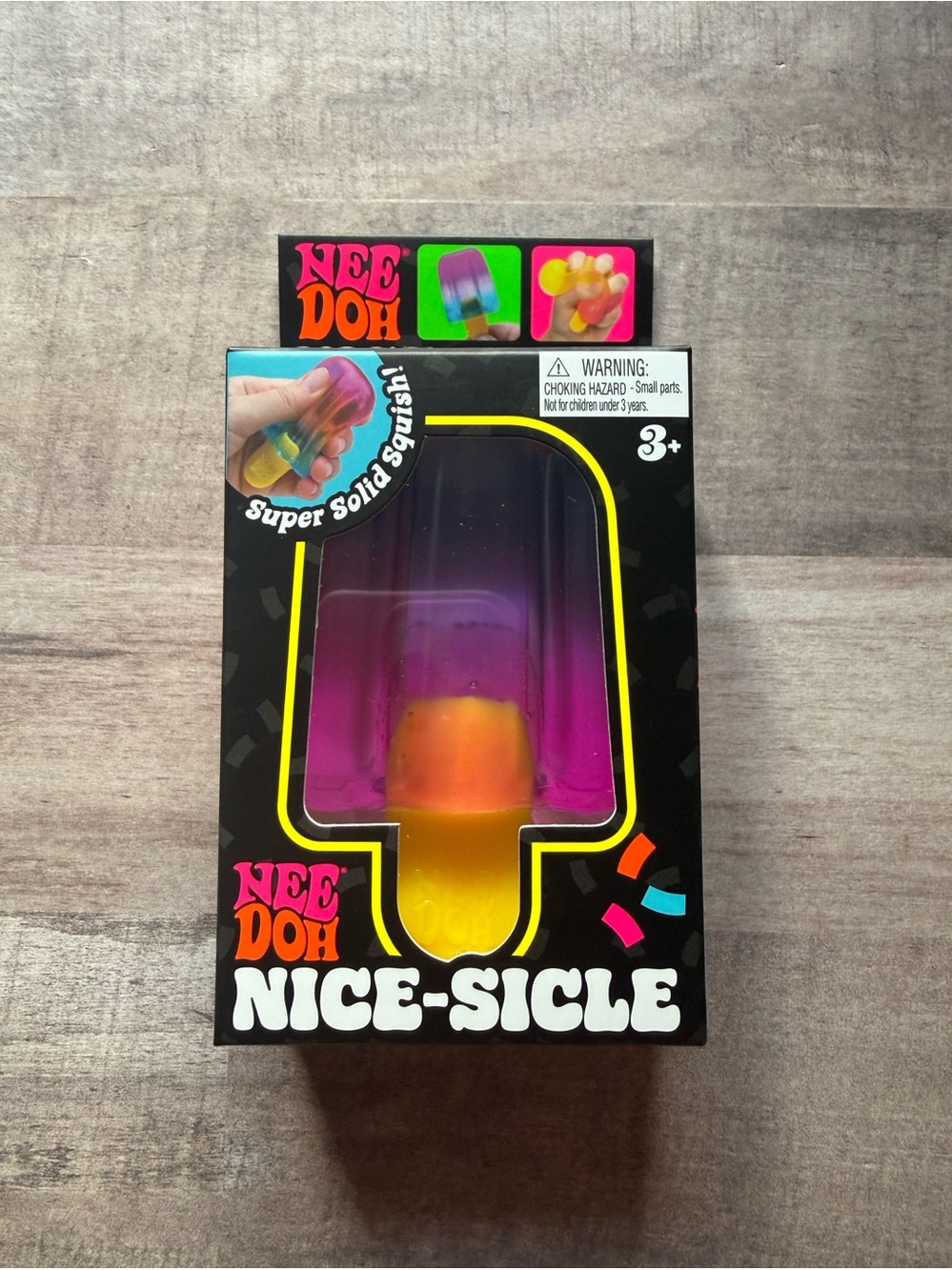 Nice-Sicle NeeDoh Popsicle squishy Toy - Pink & Blue